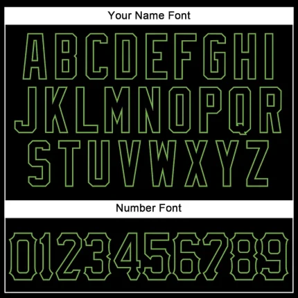 Custom Black Black-Neon Green Authentic Sleeveless Baseball Jersey - Image 4