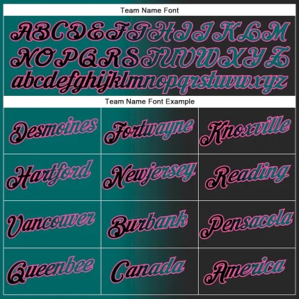 Custom Stitched Black Teal-Pink Gradient Fashion Sports Pullover Sweatshirt Hoodie - Image 3