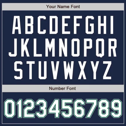 Custom Navy White Kelly Green-Gray Bomber Full-Snap Varsity Letterman Jacket - Image 5