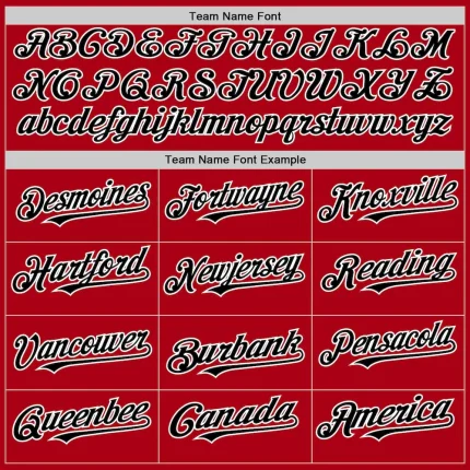 Custom Red Black-White Bomber Full-Snap Varsity Letterman Hoodie Jacket - Image 4