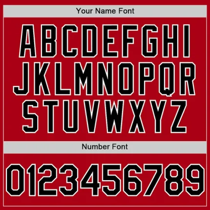 Custom Red Black-White Bomber Full-Snap Varsity Letterman Hoodie Jacket - Image 5