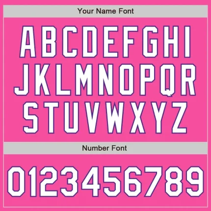 Custom Pink Purple Pinstripe White Two-Button Unisex Softball Jersey - Image 5