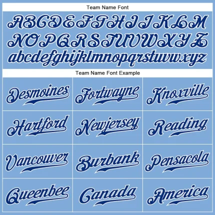 Custom Light Blue Royal-Gold Authentic Baseball Jersey - Image 4